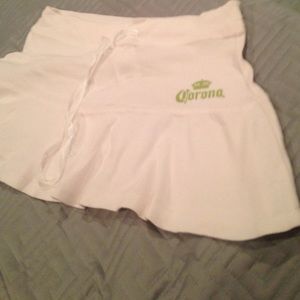 Corona white miniskirt