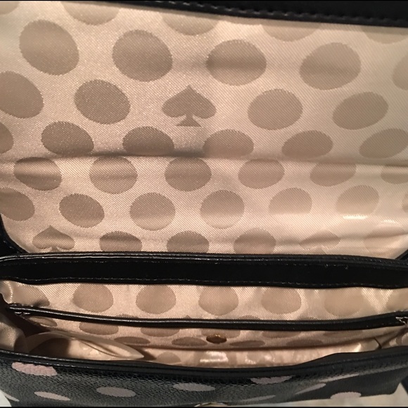 Kate Spade Black with Polka Dots Crossbody Handbag - Picture 3 of 4
