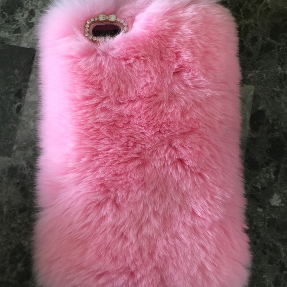 Fluffy Pink IPhone 6 Plus Case