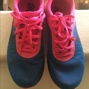 Pink/Blue Nikes