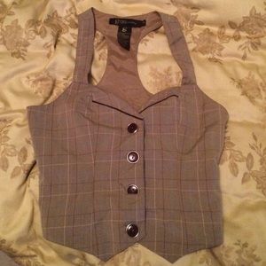 Plaid Vest
