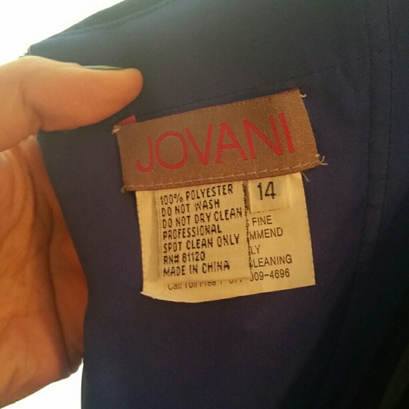 **Sold on ebay** Blue prom jovani mermaid dress - Picture 3 of 4