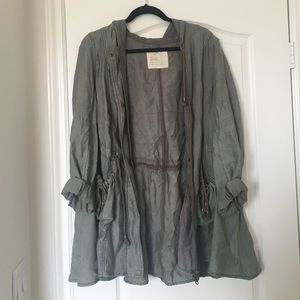 Green Quarter Sleeve Coat from Free People
