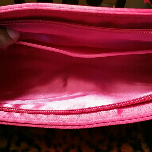 Pretty in Pink Bling-out Silky purse /cross body. - Picture 4 of 4