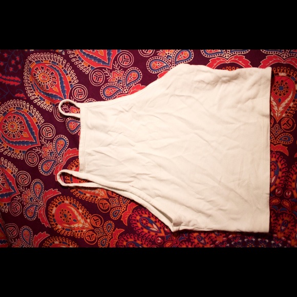 Brandy White Halter top