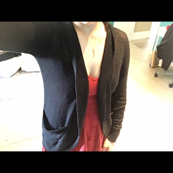 Very cute black cardigan
