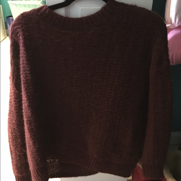 BDG Sweaters - Cute knitted sweater burgundy