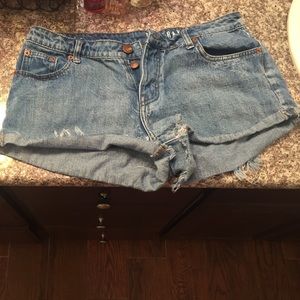 High waisted shorts