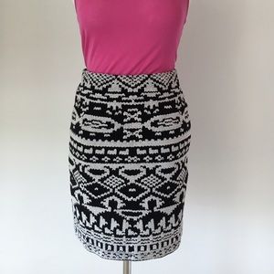 Search for Sanity Tribal Print Skirt