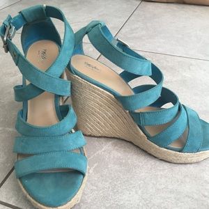 Blue wedges