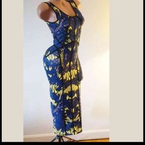 Multicolor Herve Leger Bandage Dress