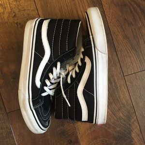 Black High Top Vans