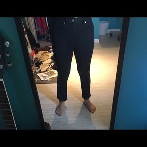 Black jeans high waisted