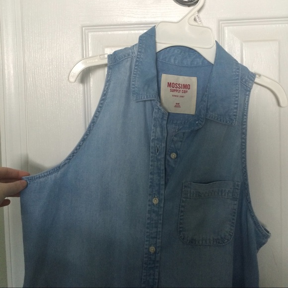 Chambray tank top