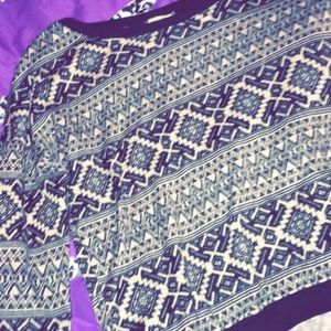 New tribal hi-low shirt