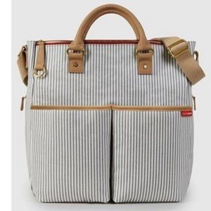 Skip hop pinstripe duo diaper bag
