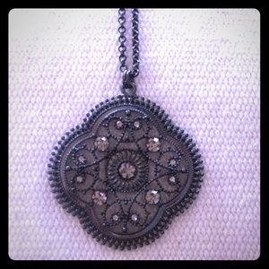 Filagree Boho Pendant Necklace - By Express
