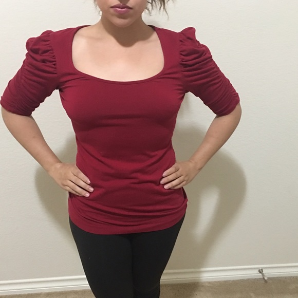 Express Design Studio Red Top