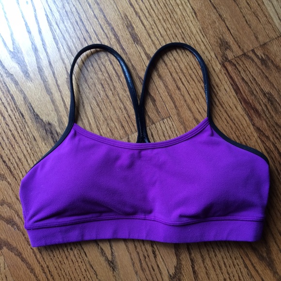 lululemon athletica Other - LULULEMON Flow Y Bra, Purple and Black, 8