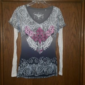 Rock & Roll Cowgirl blingy shirt