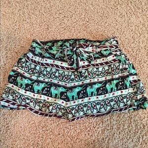 Francesca's Printed Shorts