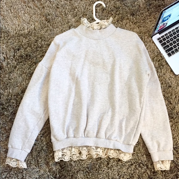 Lace hoodie from Korea