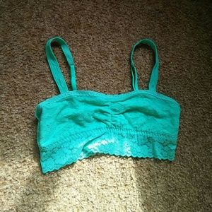 Gilly Hicks, teal bralette