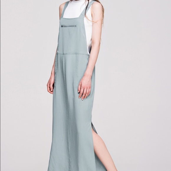 Front Row Shop Pinafore Midi Dress