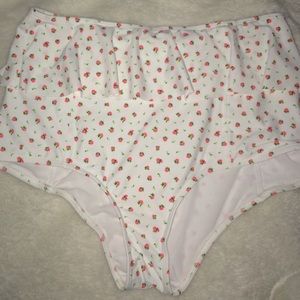 High Waisted Peplum Swim Bottom Kortni Jeane