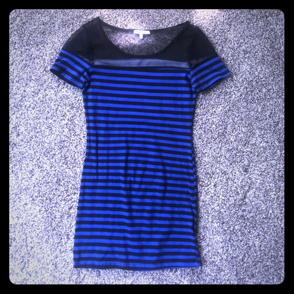 Stripped body dress