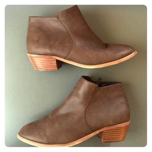 Brown Urban Outfitters Ankle Boots