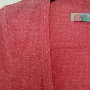 Beautiful Pink Long Long Sleeve Cardigan