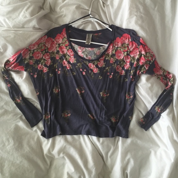 Free People floral long sleeve