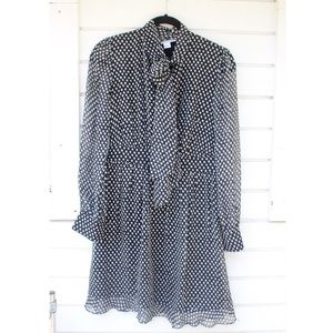 DVF polka dot dress
