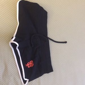 SF Giants black shorts