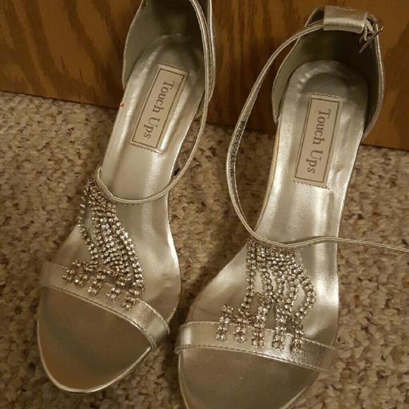 Silver Touch Ups Heels