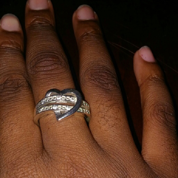 Sterling silver heart ring