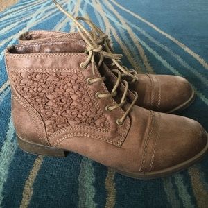 Tan Combat Boots
