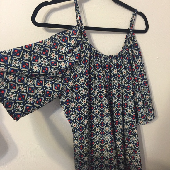 Off the shoulder shift dress