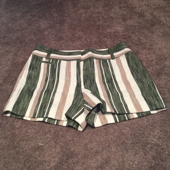 LOFT stripped shorts