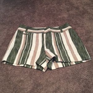 LOFT stripped shorts