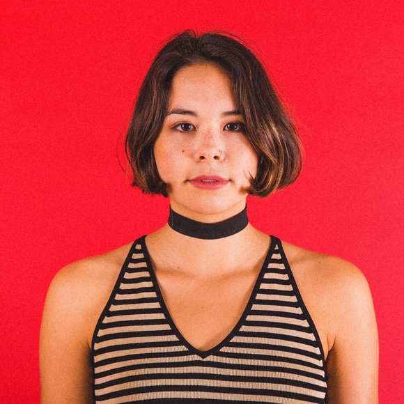 Black elastic choker