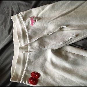 Rare Pink cropped sweatpants  💓