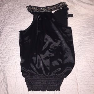 Rhinestone halter top