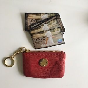 ONNA EHRLICH leather coin purse