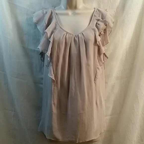 Sleeveless Ruffled Blouse