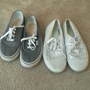Two pairs of vans