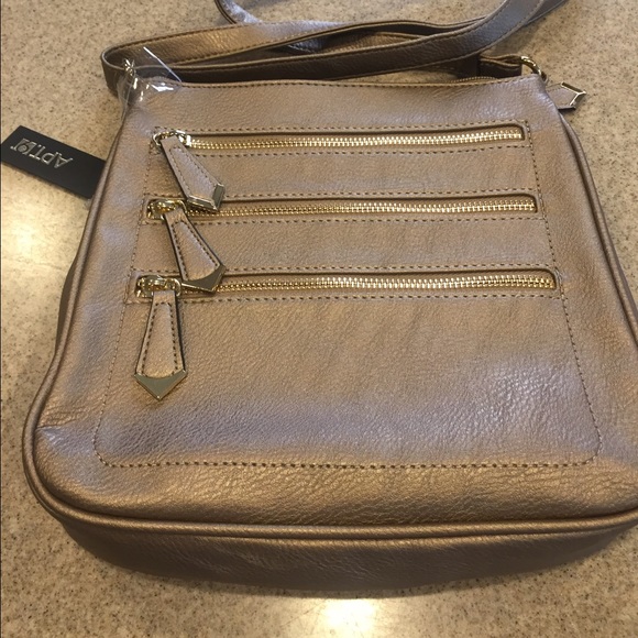 NWT Bronze Purse