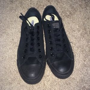 All black converse