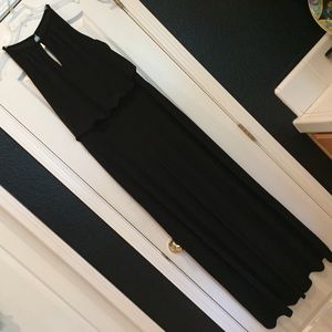Black jumpsuit WH/BM